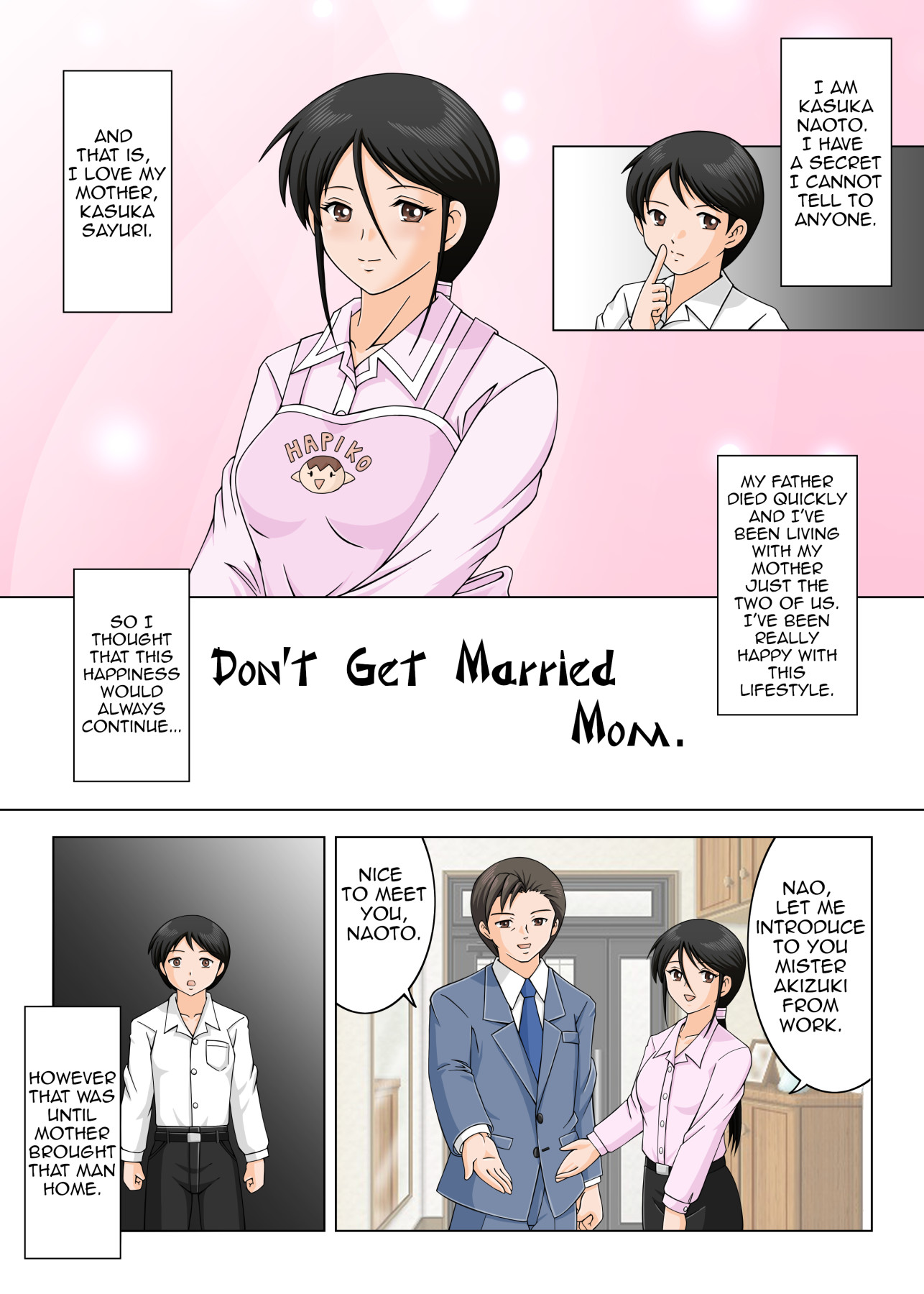 Hentai Manga Comic-Don't Get Married Mom-Read-3